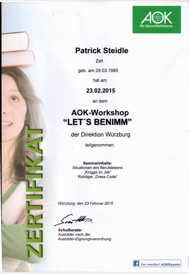 Urkunde 1
